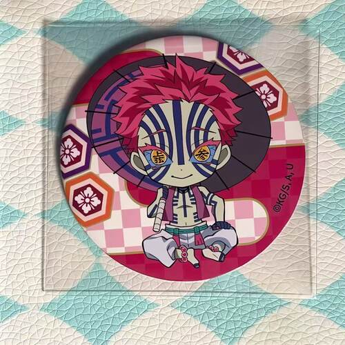 鬼灭之刃徽章打伞Q版猗窝座周边