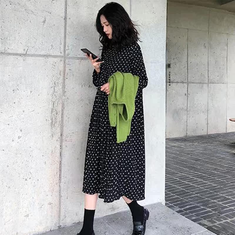 夏装2019新款女装大码胖mm波点遮肚连衣裙适合胯大腿粗裙子潮|msdalam kategori Butik wanita / wanita, wanita saiz besar - dari Buy2taobao.com untuk memberikan perkhidmatan ejen Taobao profesional membeli