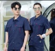 透气工衣半袖 夏季 男纯色薄款 工作服套装 工程部劳保服 短袖