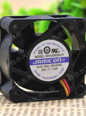 JAMICON 4020 4CM KF0420B2MS-R 24V 1.5W 散热风扇40*40*20MM