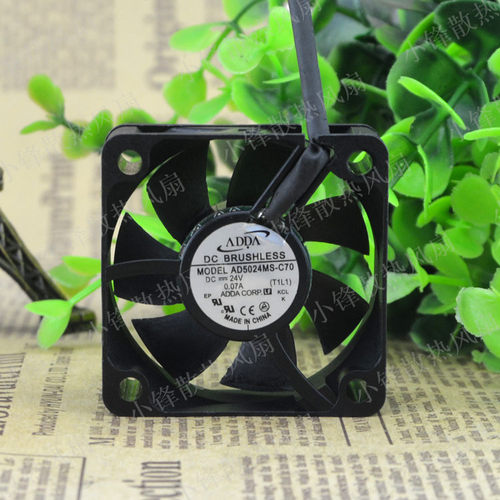 协喜ADDA 5020 AD5024MS-C70 24V 0.07A 2线5CM 变频器工控机风扇