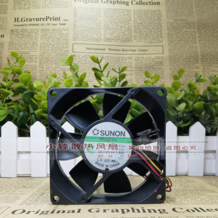 原装建准 KDE1208PTV1 8025 12V 1.6W 8cm 超静音 机箱 电源 风扇