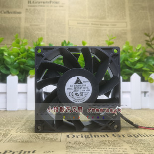 原装台达 FFB0912EHE 9038 12V 1.5A 9CM 大风量机箱暴力散热风扇