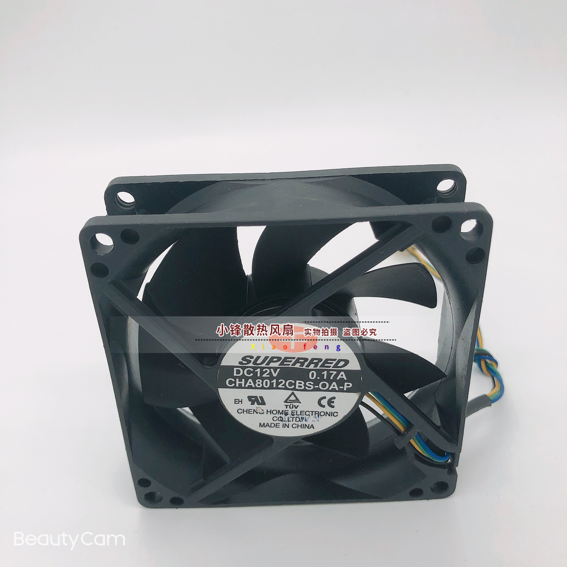原装 千红 8025 CHA8012CBS-OA-P DC12V 0.17A PWM 机箱散热风扇