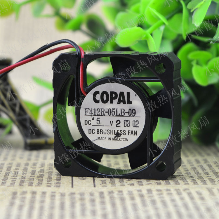 原装 COPAL 4CM 4012 DC5V 0.09A F412R-05LB-09 超静音散热风扇