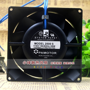 28W 散热风扇 PAPST 耐高温 12CM 12050 115V 2500 SYSTEM 东芝