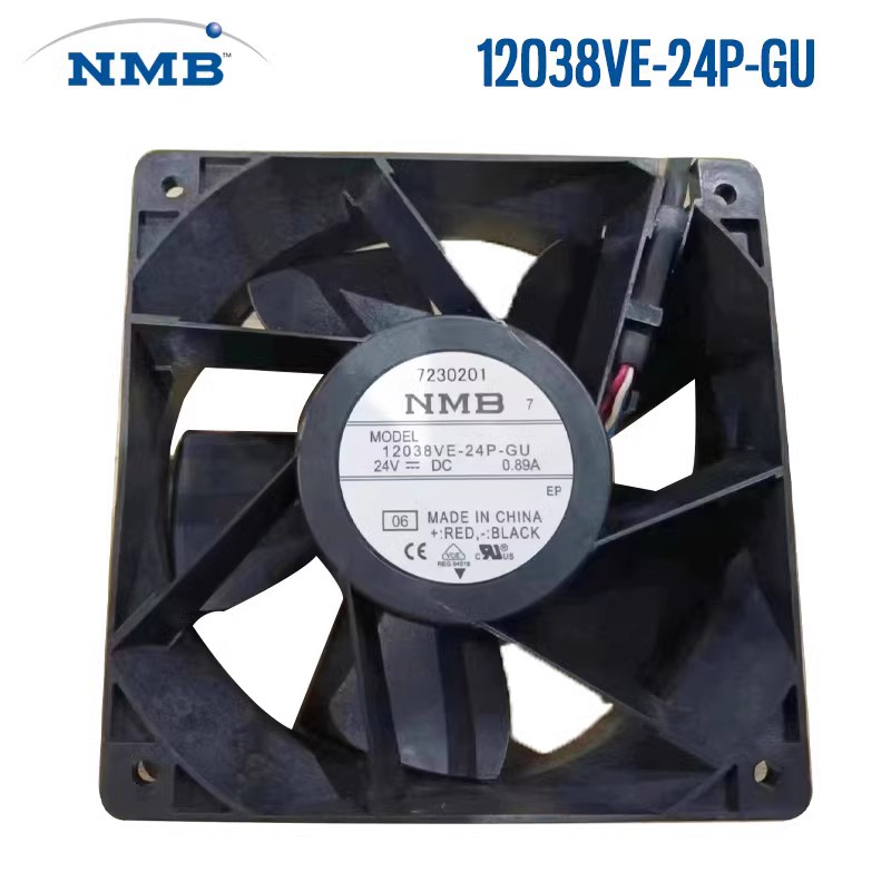 NMB 12038VE/VA-24P/R/M-BL/GB/GU/GUE/GUE 变频器散热风扇 24V