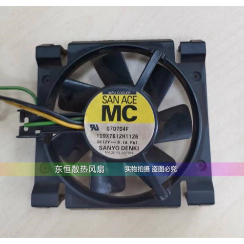 SANYO 109X7612T5S05 109X7612H1176/1146/1126 CPU风扇 12V 0.1A