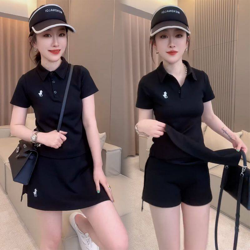 夏季新款polo领刺绣品质