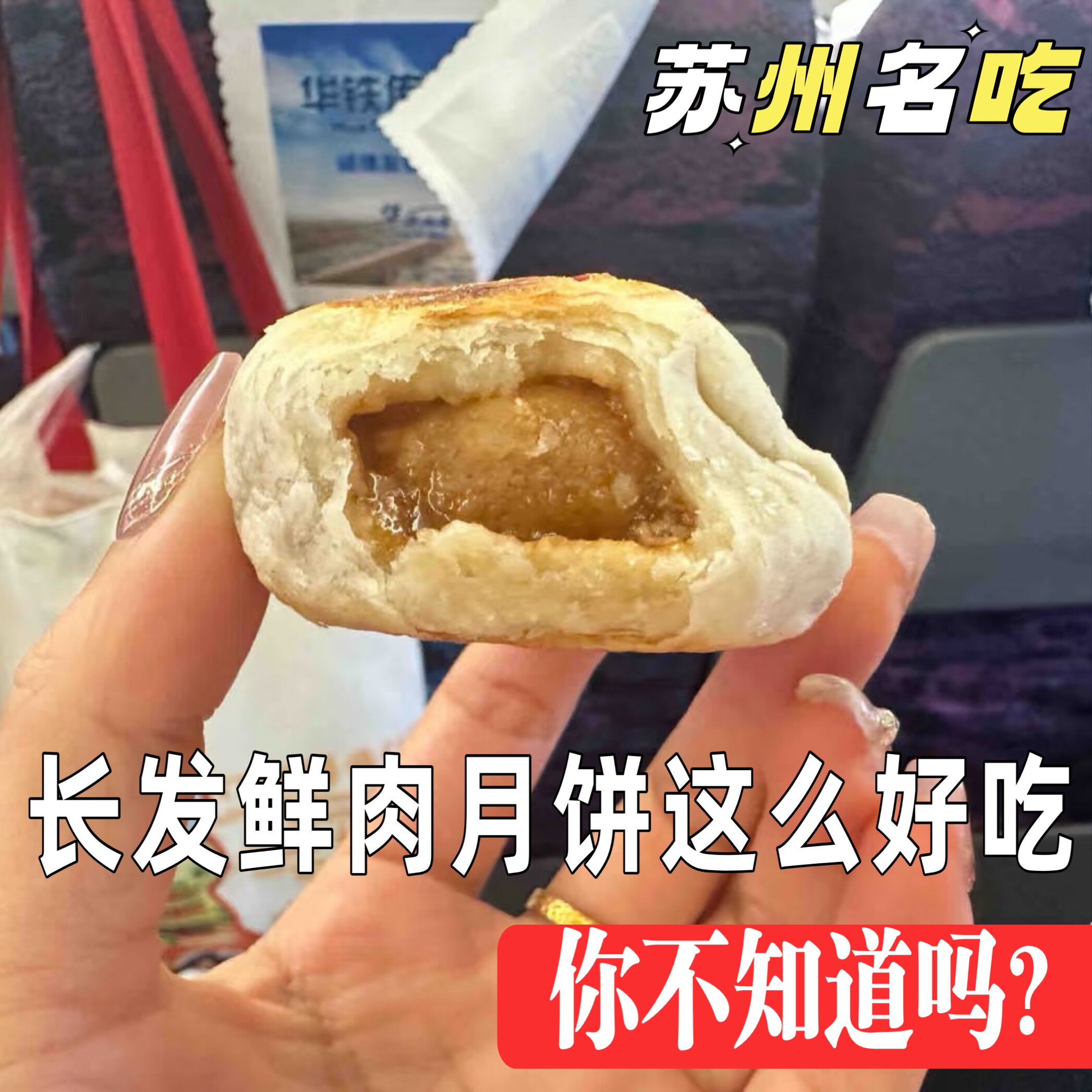 苏州长发月饼鲜肉月饼低糖月饼新鲜苏式月饼玫瑰馅豆沙月饼苏州味