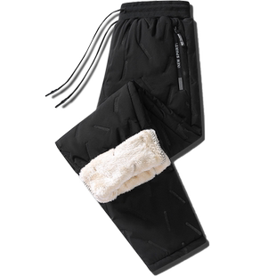 冬季棉裤男保暖裤子加绒加厚秋冬防水防风外穿运动保暖防寒休闲裤