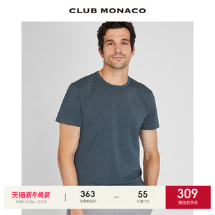 透气圆领T恤短袖 棉正肩圆领薄款 MONACO男装 CLUB