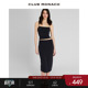 CLUB 弹力显瘦黑色通勤气质包臀半身裙 MONACO女装