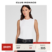 圆领无袖 CLUB MONACO女装 设计简约气质针织背心