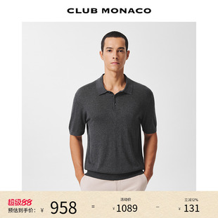 短袖 CLUB 透气真丝羊毛品质知识分子POLO衫 MONACO男装 25早春新品