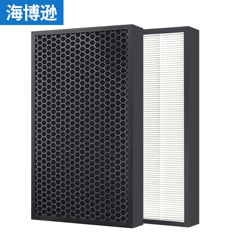 海博逊适用IAM空气净化器过滤网滤芯 KJ768F-B1两片KJ700G-H32