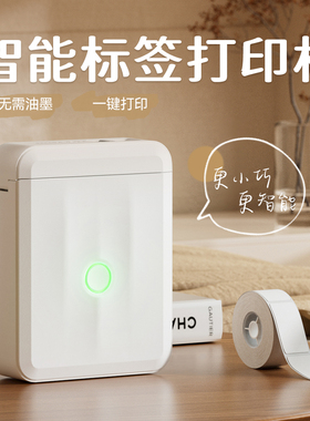 精臣D110标签家用不干胶贴纸手持便携式小型收纳手账便签防水姓名