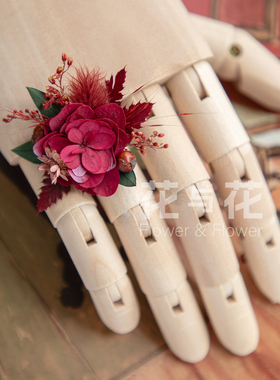 真花戒指永生花不凋谢