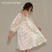 吴千语同款 钻石小狗22姆米真丝睡裙秋冬连衣裙 Pajama Not Just