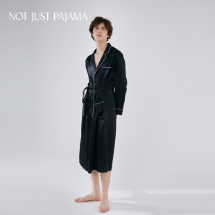 长款 Not 22姆米真丝睡衣春夏男款 Pajama 蚕丝睡袍 Just