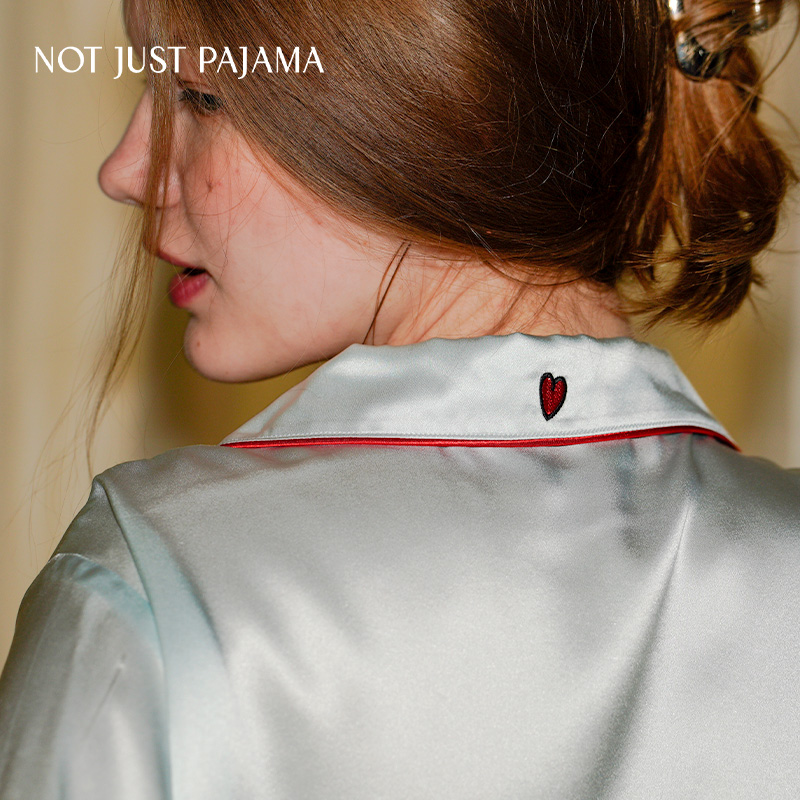 〖情人节礼物〗Not Just Pajama 100%真丝睡衣女短款套装家居服