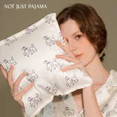 礼物推荐 钻石小狗22姆米真丝镶钻抱枕午休 Pajama Not Just