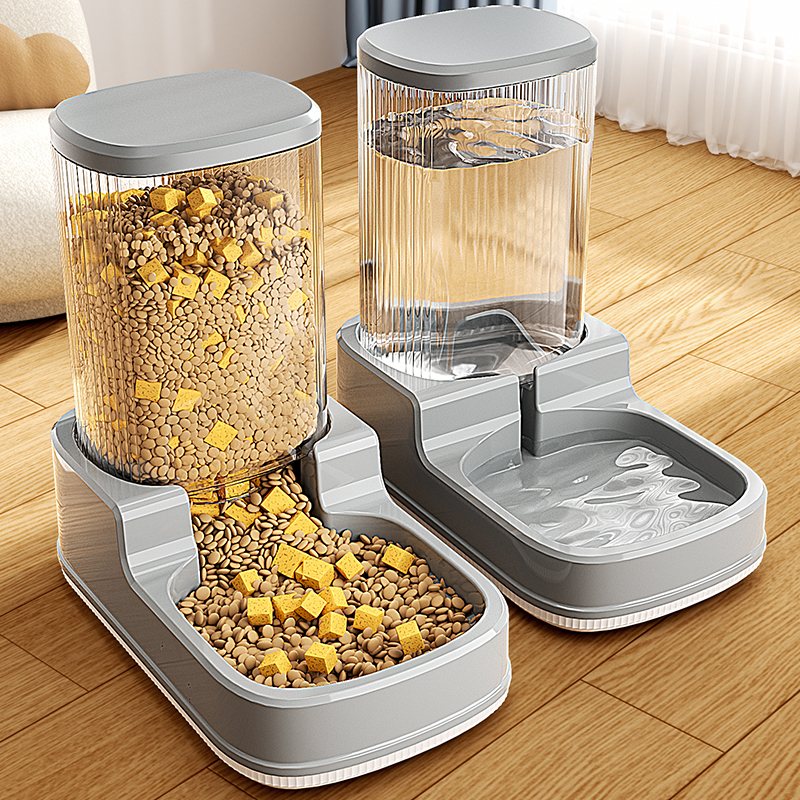 猫咪饮水机猫粮自动喂食器猫狗狗