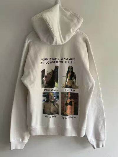 thumbnail for ERD Melancholic Rich 20ss Adult Star SEX Short Width Fleece Hoodie Sweatshirt With Our Parting Adult Star