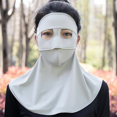 maskplus5D立体熊猫款UPF50+冰丝
