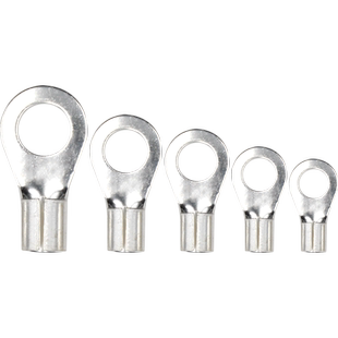 OT接线端子圆形冷压裸端子OT0.5/1/1.5/2.5/4/6/10-3/4/5/6/8/10