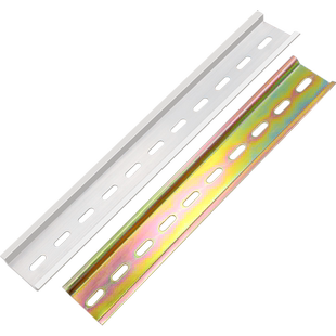 国标C45导轨35MM宽 继电器空开接线端子DZ47断路器通用卡轨底座