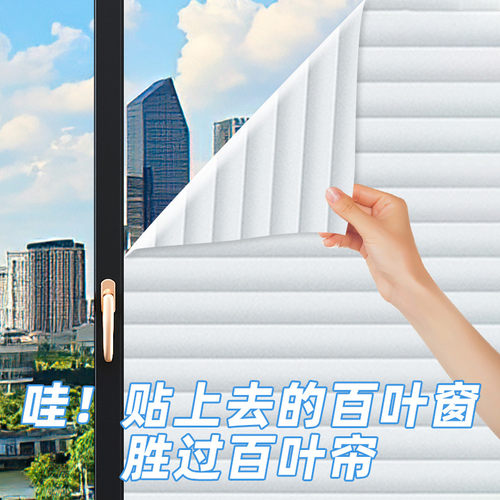 防偷窥浴室仿百叶透光不透人