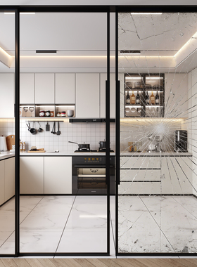 GANI/简一玻璃防爆膜淋浴间卫生间窗户玻璃门透明贴纸石犀CEP302