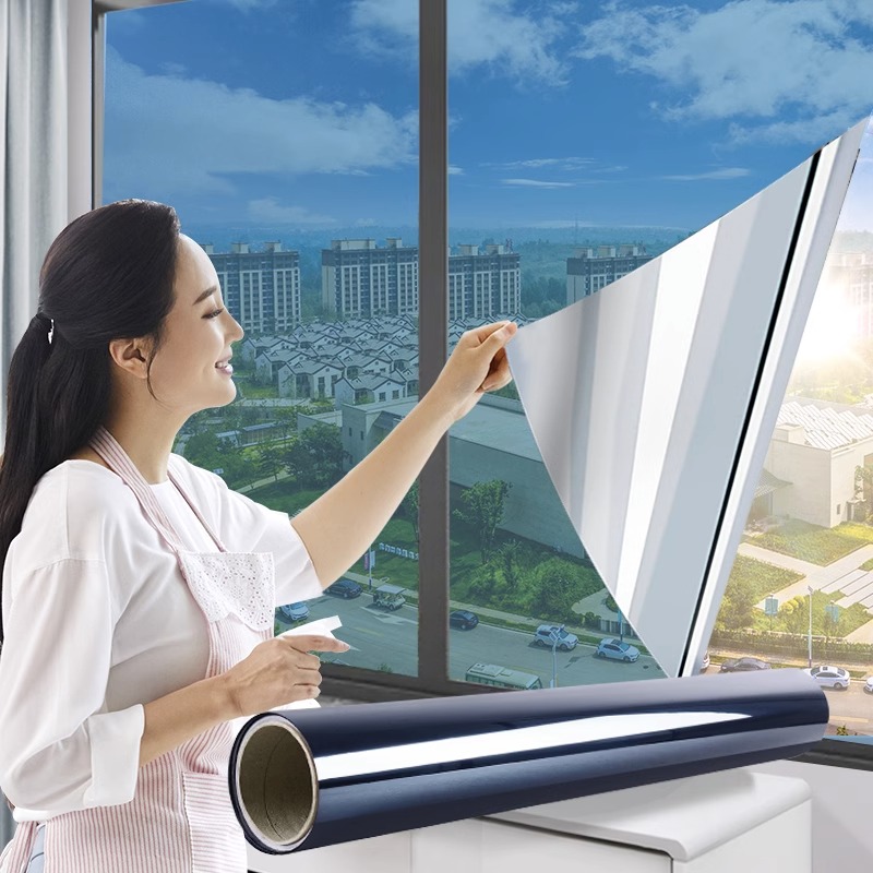 隔热膜防晒玻璃贴膜防窥贴纸建筑膜防走光单向阳台窗户家用太阳膜
