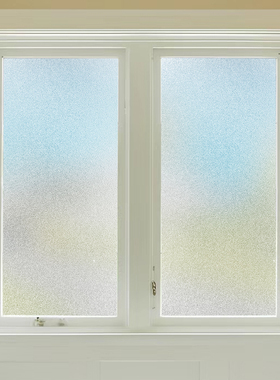 GANI/简一窗户磨砂膜玻璃贴纸卫生间透光不透明静电纯膜砂CArt301