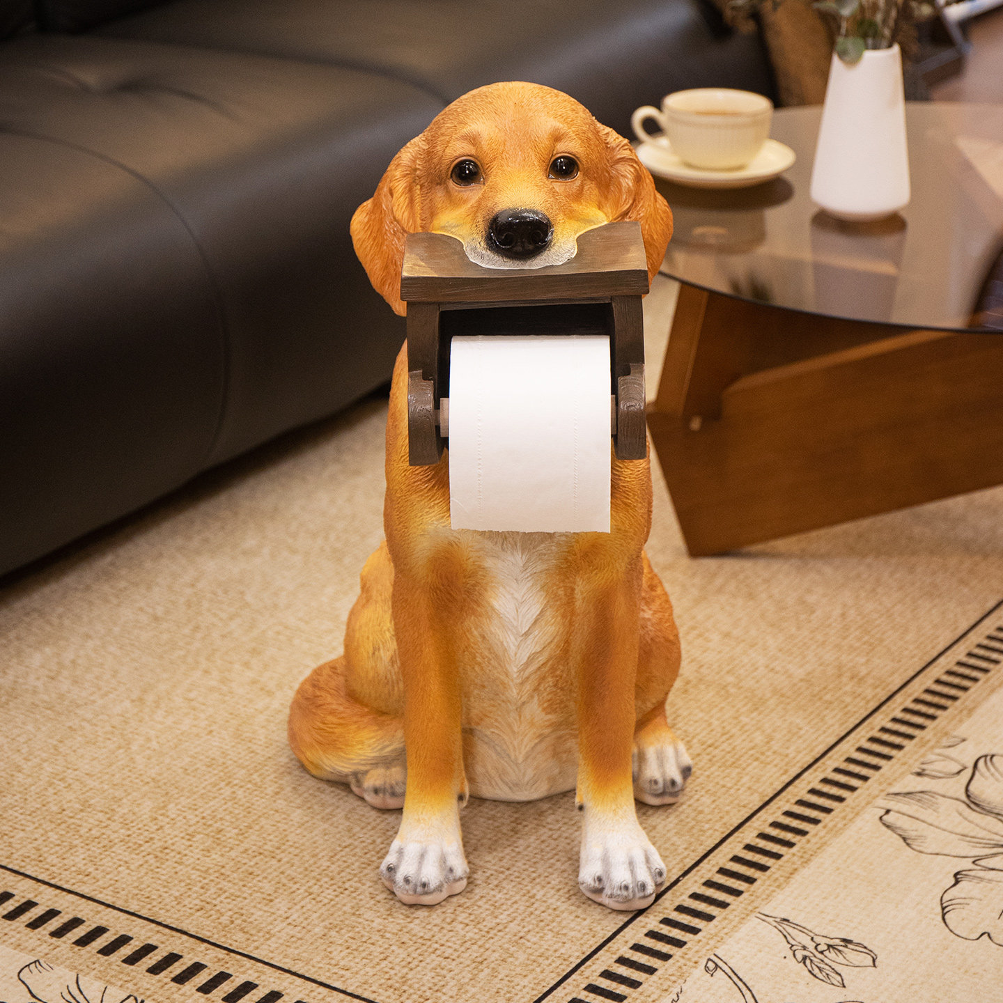 家点靓欧式落地摆设卫生间纸巾盒