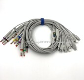 1515心电图机监护仪18导心电导联线香蕉插 理邦SE 兼容