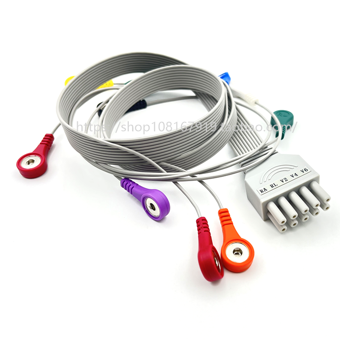 康泰TLC4000 5000 TLC9803 TLC6000动态心电图记录仪导联线连接线