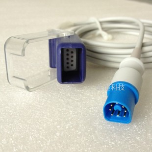 兼容飞利浦金科威心电监护仪MP20 30 40 VM6血氧延长线血氧主电缆