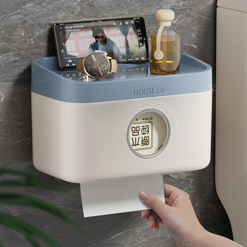 开博尔卫浴最新款壁挂式纸巾盒