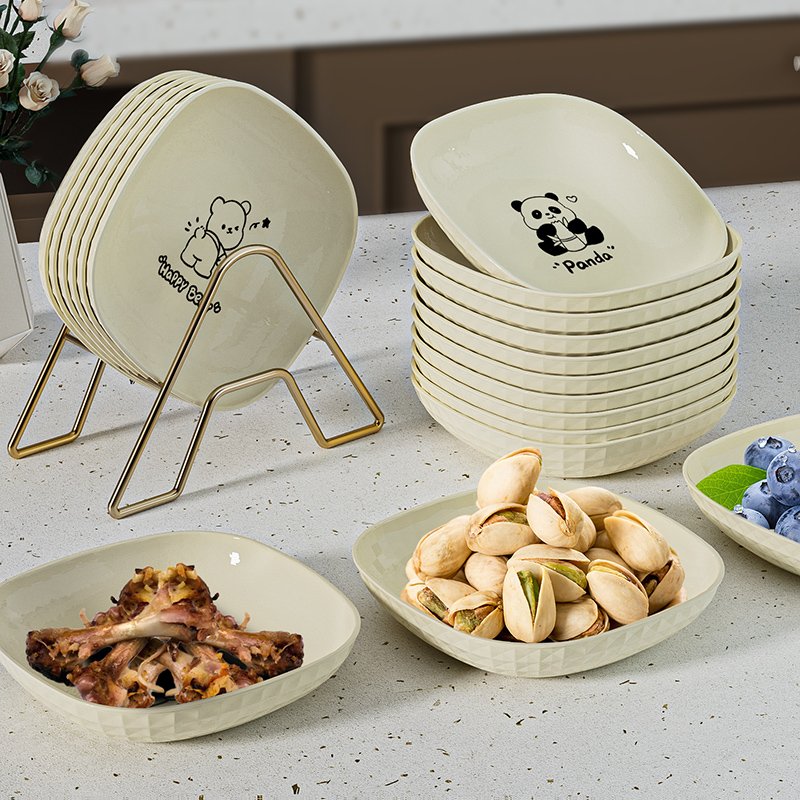 开博尔无异味加厚吐骨碟清洗方便