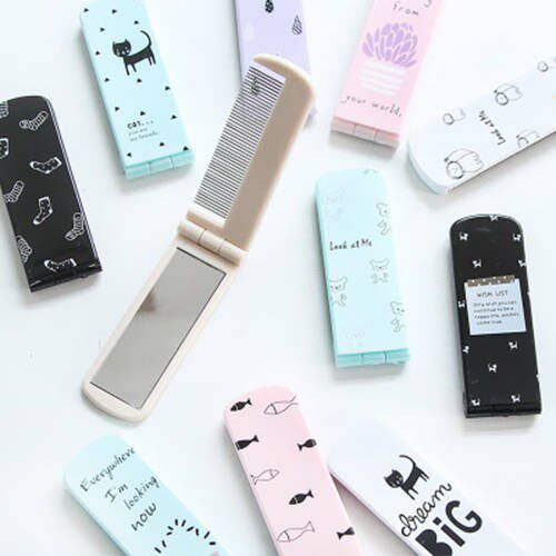 originality new pattern lovely Cartoon fold mirror Portable mirror Cosmetic mirror Dressing Mini Portable combin the Family/Personal Cleaning Tools , Personal care cleaning appliances , Comb/Portable with a mirror , Portable mirror  category - from Buy2taobao.com to provide professional Taobao agent buy service