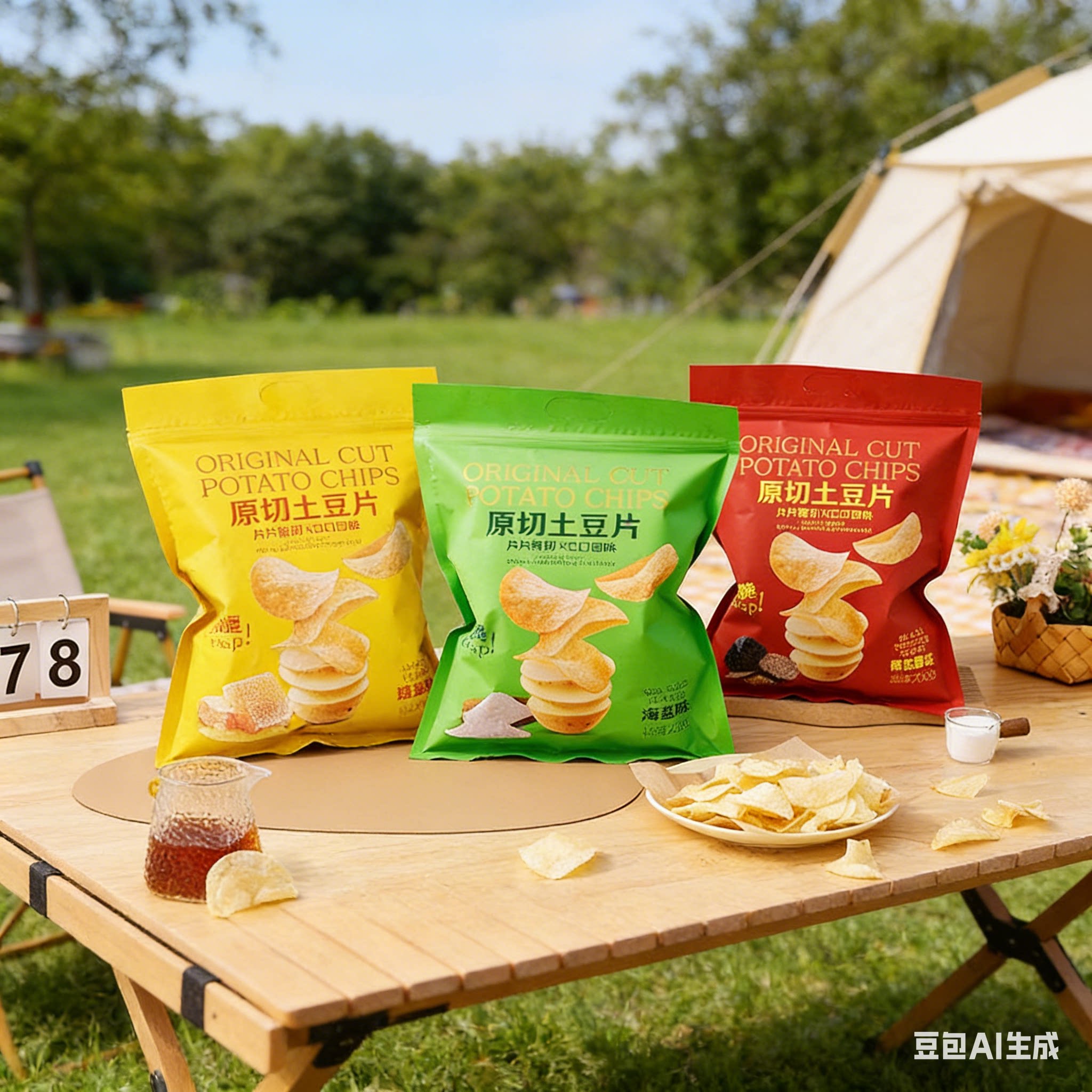 馋小智原切土豆片208g平片薯片红薯片地瓜片追剧解馋零食黑松露味