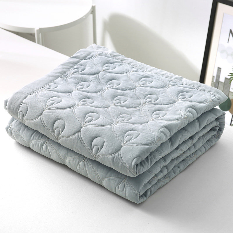 空调被薄款夏季水洗棉薄被子单人宿舍夏被纯色绗缝夏凉被可水洗,床上用品,化纤被,淘宝优惠券,粉丝福利购,淘宝优惠卷