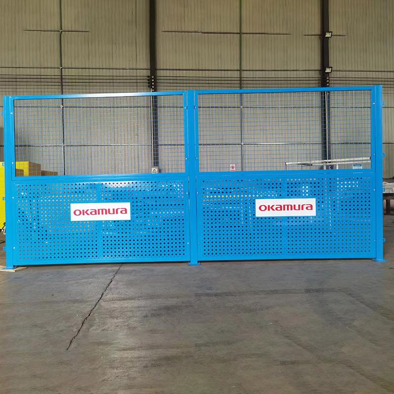 厂家冲孔车间隔离网厂区快递分拣区域划分隔断围栏隔离护栏网