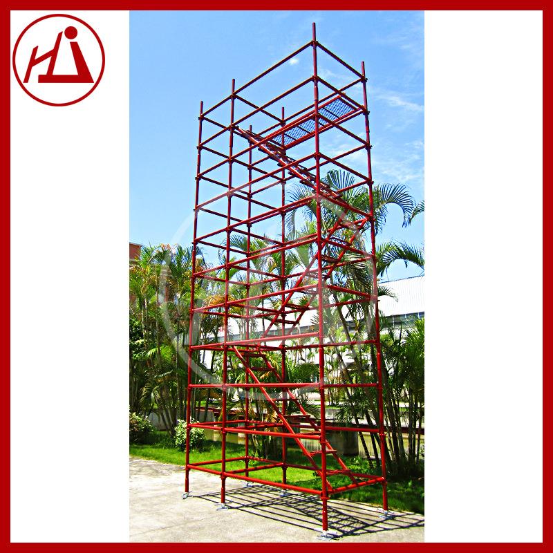 钢支撑轮扣脚手架建筑盘扣十字轮盘快拆模板支架