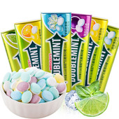 绿箭铁盒无糖薄荷糖果口味全口香糖口气清新接吻清嘴含片清凉糖果