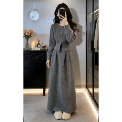 2026新款巨好看灰色针织