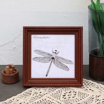 阳科美式实木相框横竖两用