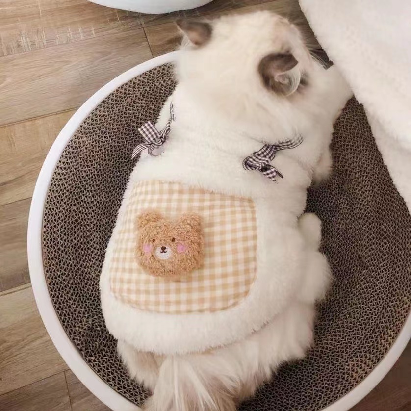 加厚保暖猫咪衣服宠物布偶猫蓝猫